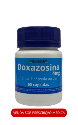 Doxazosina 4mg C/ 60 cápsulas