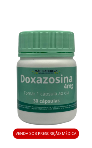 Doxazosina 4mg C/ 30 cápsulas